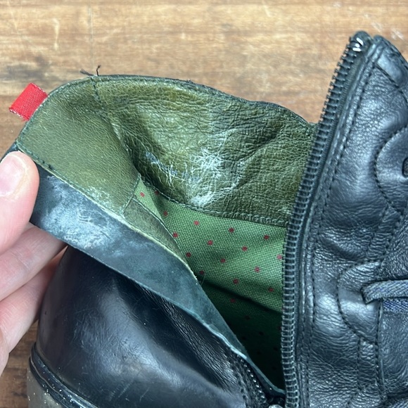 Camper Peu Nara lace up heeled bootie Size 40 black leather women’s 2.5” heel - Picture 9 of 9